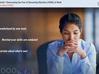 TrainingBriefs® Overcoming the Fear of Becoming Obsolete (FOBO) at Work